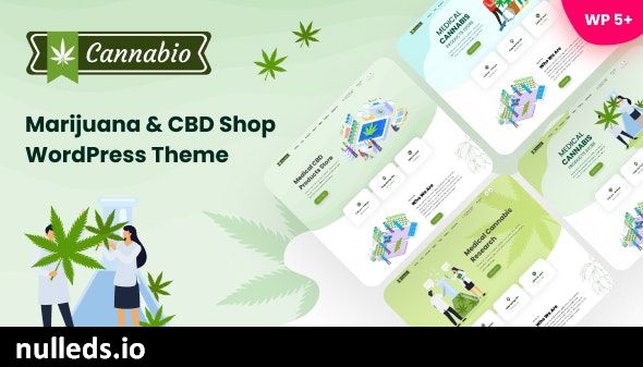 Cannabio - Marijuana and Cannabis WordPress Theme