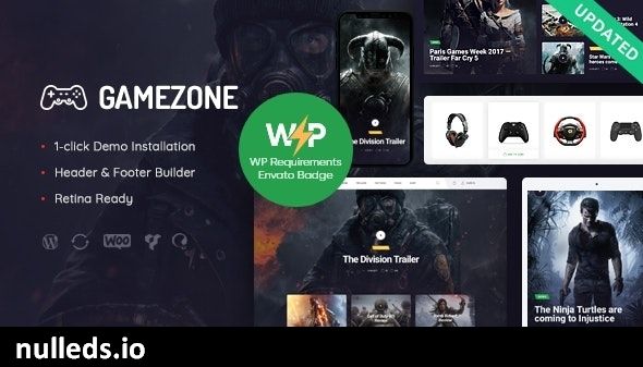 Gamezone | Video Gaming Blog & Esports Store WordPress Theme