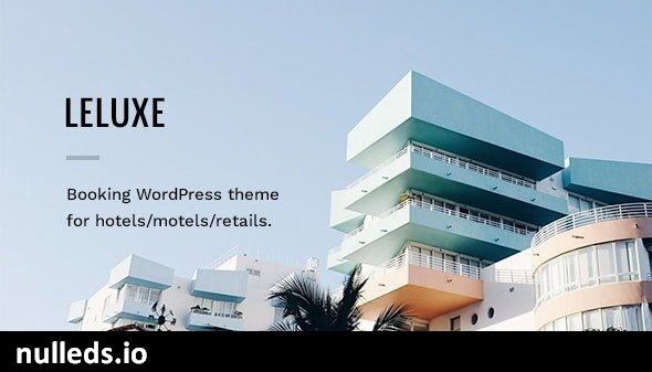 LeLuxe - Hotel WordPress Theme