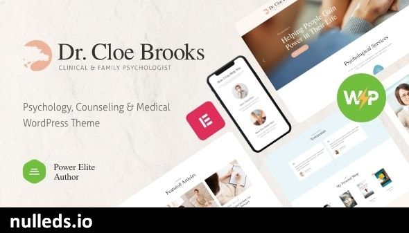 Cloe Brooks | Psychology, Counseling & Medical WordPress Theme