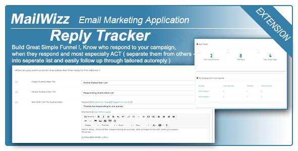 Reply Tracker for MailWizz EMA