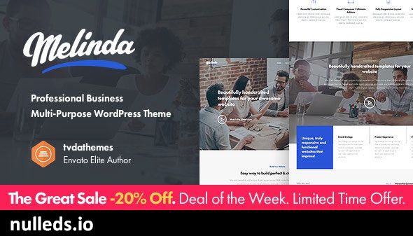 Melinda - Professional Business Multi-Purpose WordPress Theme