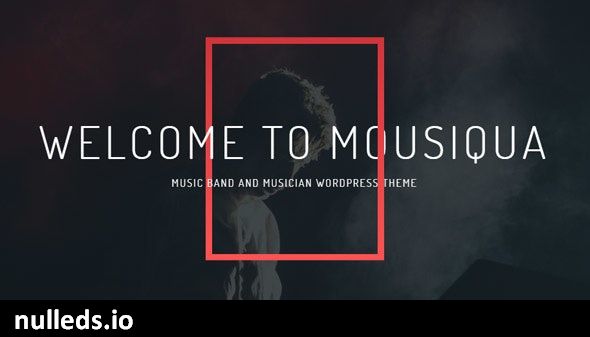 Mousiqua | Music Band & Musician OnePage WordPress Theme