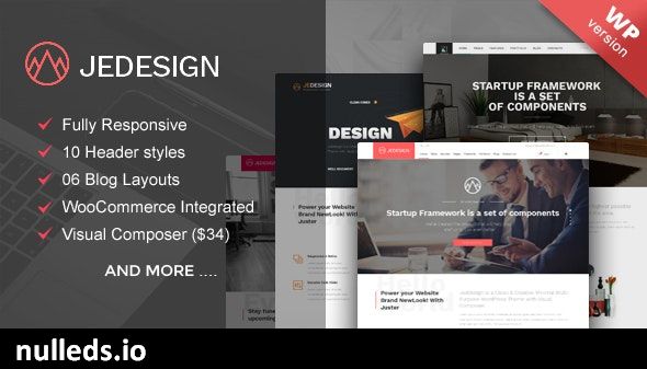 Jedesign multipurpose WordPress theme