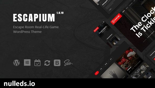 Escapium - Escape Room Game WordPress Theme