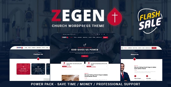 Zegen - Church WordPress Theme