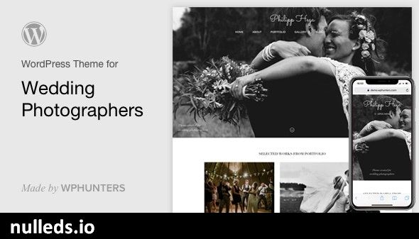 PH - Wedding Photography Portfolio WordPress Theme