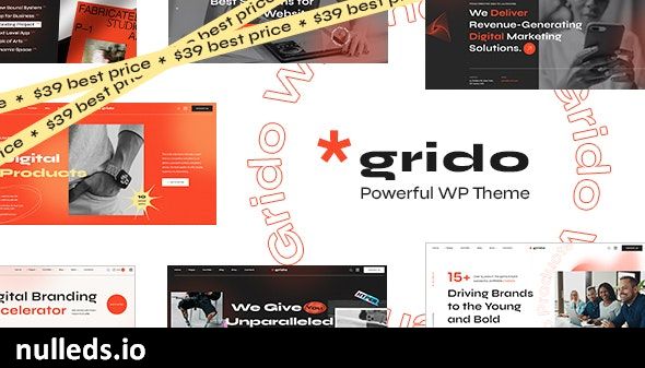 Grido - Creative Multipurpose WordPress Theme