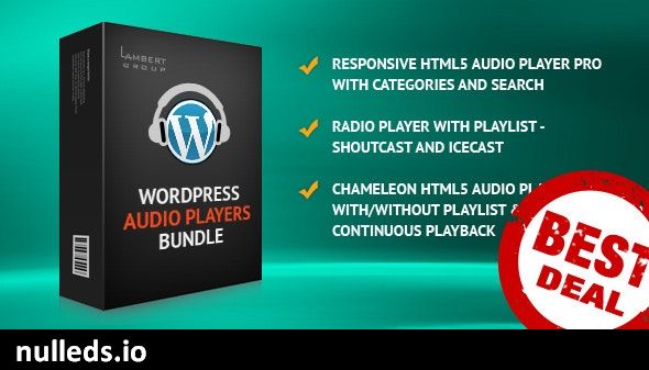 HTML5 Audio Players WordPress Plugins Bundle