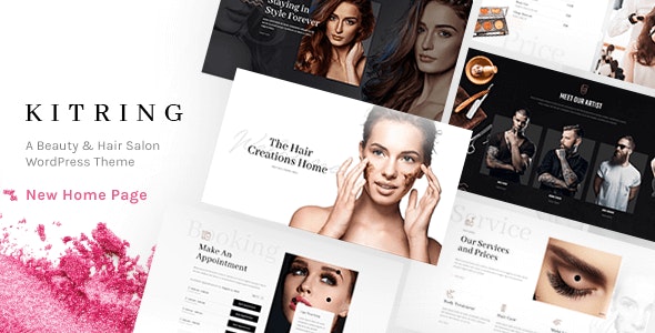 Kitring - A Beauty & Hair Salon WordPress Theme