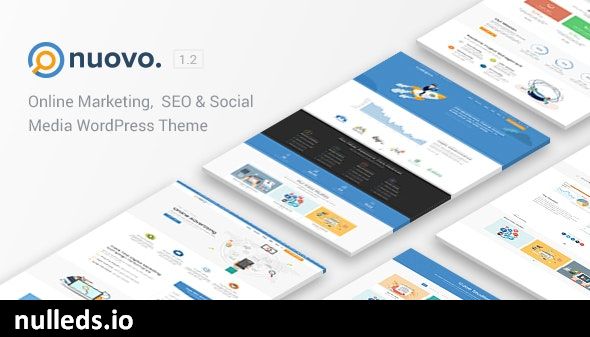 Nuovo - Social Media, Digital Marketing Agency, SEO WordPress Theme