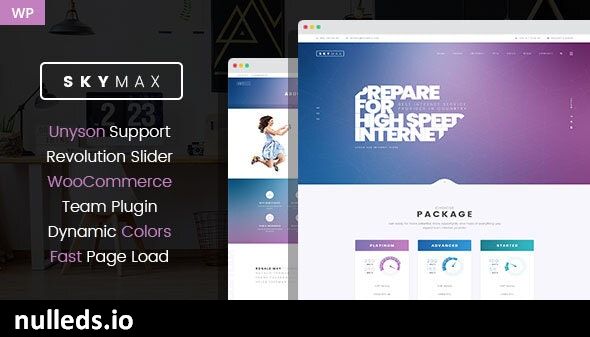 SkyMax - Internet Technologies & Telecom Company WordPress theme