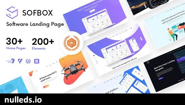 Sofbox - Tech & SaaS Multipurpose Software Landing Page