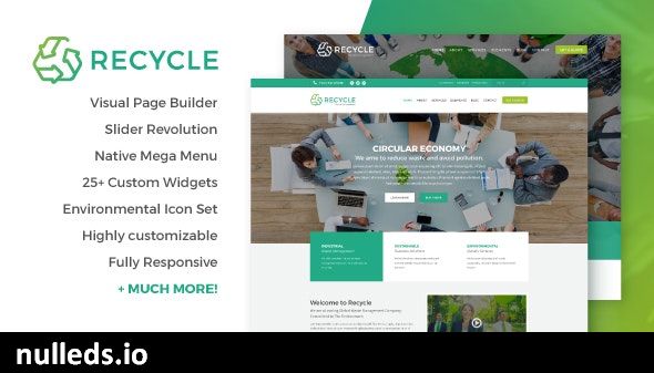 Recycle - Environmental & Green Business WordPress Theme