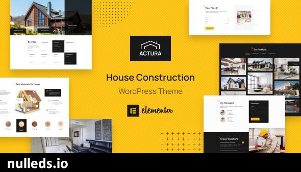 Actura - Construction WordPress theme