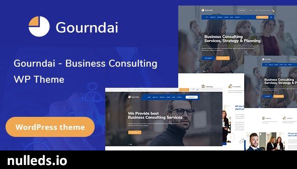 Gourndai - Corporate Agency & Consulting WordPress Theme