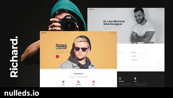 Richard - Onepage Personal WordPress Theme