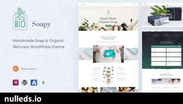 Soapy - Handmade & Organic Skincare WordPress