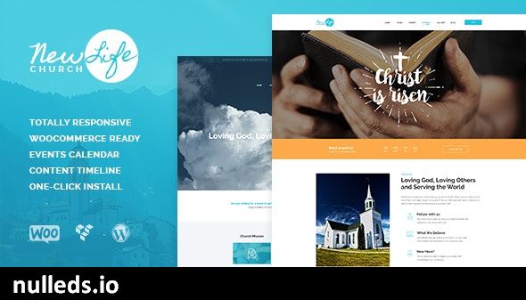 New Life | Church & Religion WordPress Theme