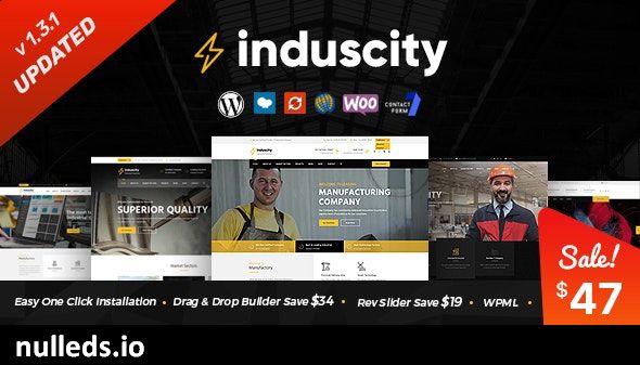 v1.3.9 Induscity - Factory and Manufacturing WordPress Theme