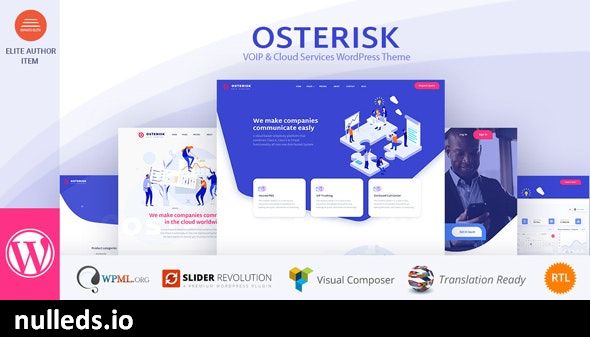 Osterisk: VOIP & Cloud Services WordPress Theme