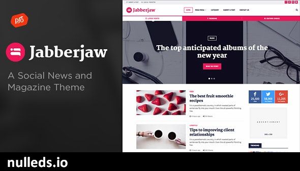 Jabberjaw - A Social News Theme