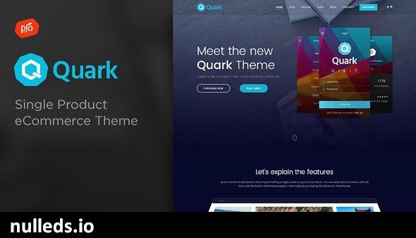 Quark - Single Product eCommerce Theme