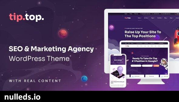 TipTop - SEO Marketing Agency WordPress Theme