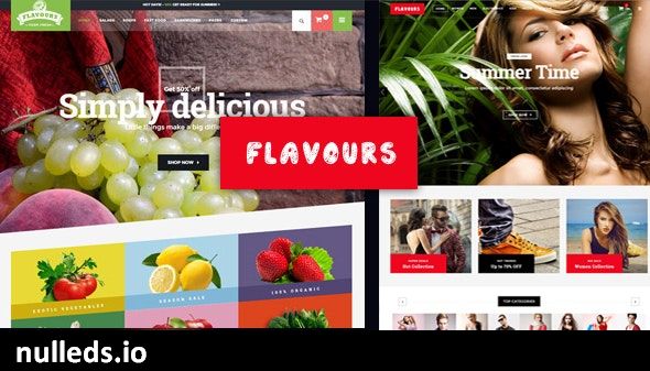 Flavours Fruit Store, Organic Food Shop WooCommerce Theme