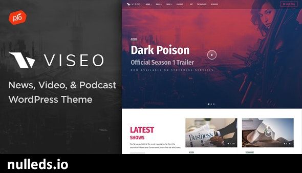 Viseo - News, Video, & Podcast Theme