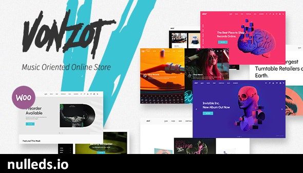 Vonzot - Music Oriented WooCommerce Theme