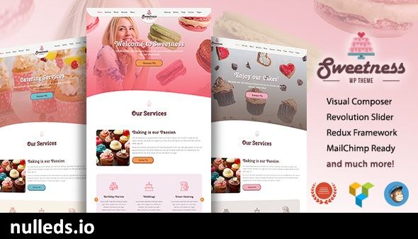 Sweetness - One Page WordPress Theme