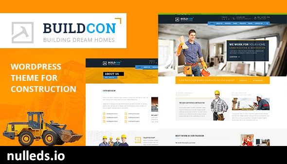 Buildcon - Construction and Renovation WordPress Theme