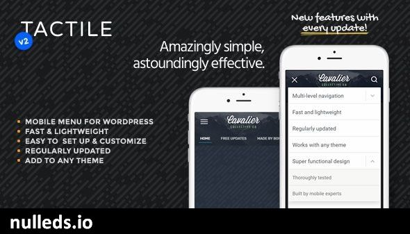 Tactile: WordPress Mobile Menu