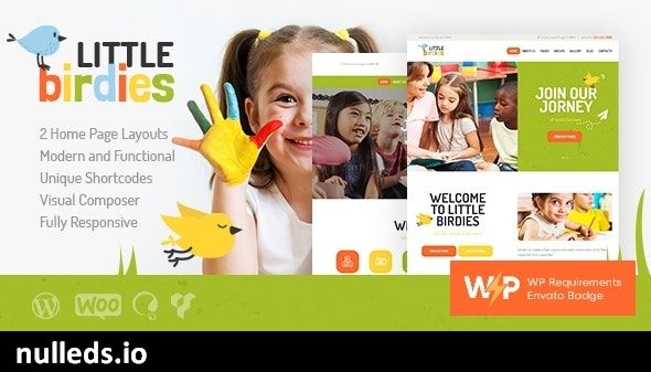 Little Birdies | A Multipurpose Children Kindergarten WordPress Theme