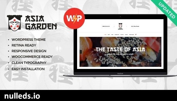 Asia Garden | Asian Food Restaurant WordPress Theme