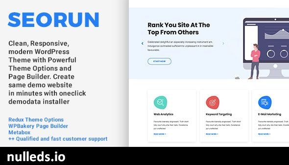 Seo-run - SEO Digital Marketing WordPress Theme + RTL