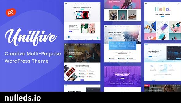 Unit Five - Creative Multi-Purpose Theme + RTL