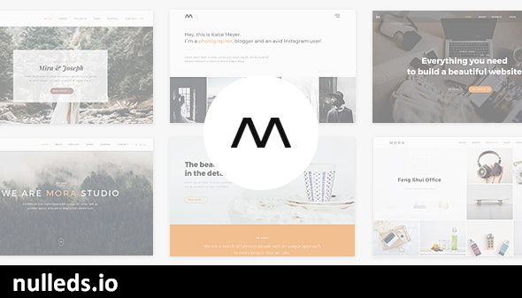 Mora - Creative Portfolio & Photography Theme