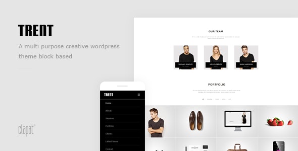 Trent - Wordpress Responsive One Page Parallax