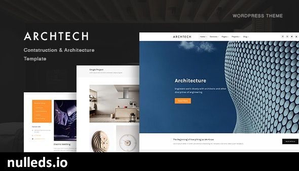 Archtech - A Responsive Architecture WordPress Theme