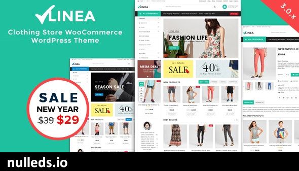 Linea - Clothing Store WooCommerce WordPress Theme