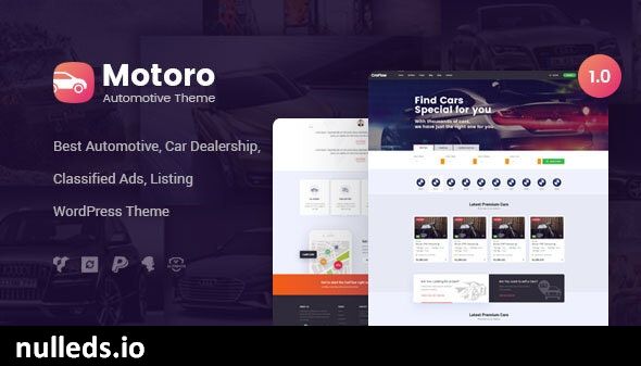 Motoro - Automotive Car Dealer WordPress Theme