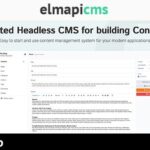 ElmapiCMS - Headless CMS for building Content API