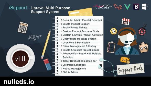 iSupport - Multi Purpose Support Ticket System