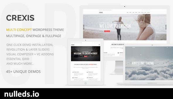 Crexis - Responsive Multi-Purpose WordPress Theme