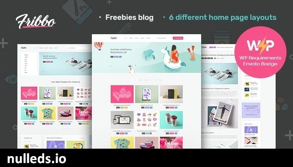 Fribbo - Freebies Blog WordPress Theme