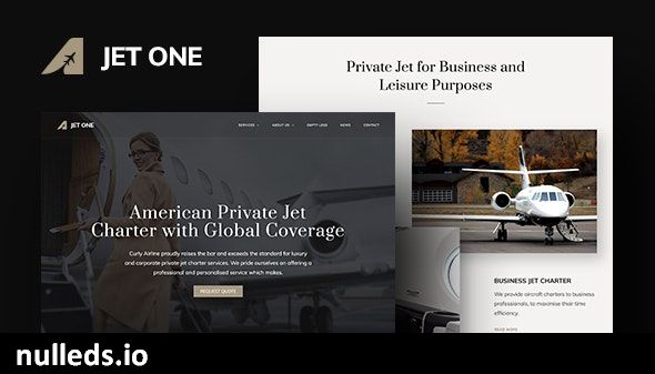 Jet One - Private Airline WordPress Theme