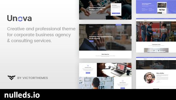 Unova - Consulting Business WordPress Theme