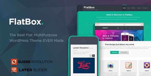 FlatBox - Flat Multipurpose WordPress Theme